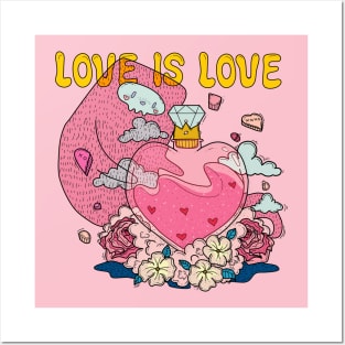 Love is Love Posters and Art